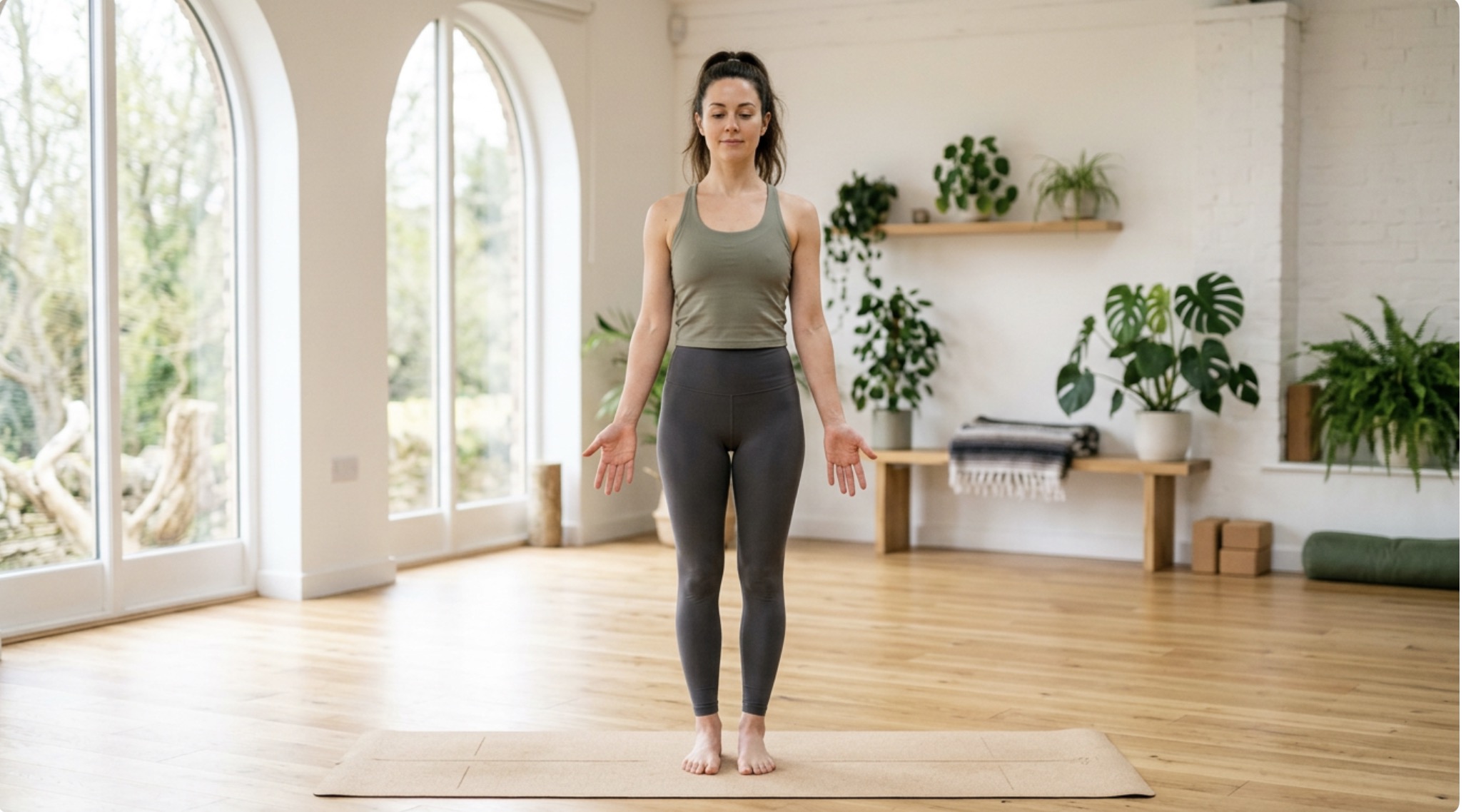 Lengthen & Breathe — Mountain Pose